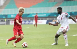 Tranh HCĐ bóng đá nam ASIAD 2018, Olympic Việt Nam 1-1 (Pen 3-4) Olympic UAE: Thất bại đáng tiếc!