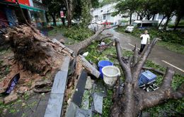 Mưa lớn do bão Mangkhut tiếp tục đe dọa các tỉnh miền Nam Trung Quốc