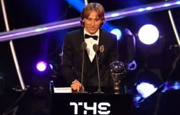 Đánh bại Ronaldo, Modric lần đầu đoạt giải FIFA The Best dành cho cầu thủ xuất sắc nhất