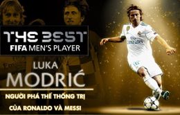 [INFOGRAPHIC] Luka Modric - người phá thế thống trị của Ronaldo và Messi