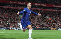 Hazard ghi bàn đẹp loại Liverpool vì đồng đội… lười