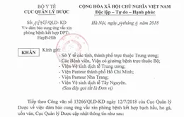 Đảm bảo cung ứng vaccine phòng bệnh kết hợp bạch hầu, ho gà, uốn ván