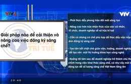 Câu chuyện Sở hữu trí tuệ: Giải pháp nào để cải thiện và nâng cao việc đăng ký sáng chế?