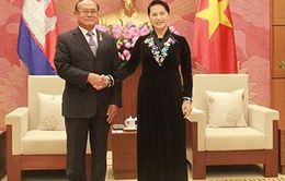 Chủ tịch Quốc hội tiếp Phó Chủ tịch Thượng viện Campuchia