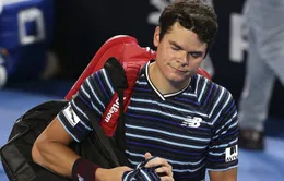 Giải quần vợt Brisbane International: Raonic thua sốc, Kyrgios thắng nghẹt thở