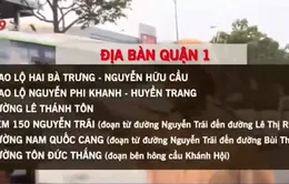 Từ 21/1, điều chỉnh giao thông ở một số đường trung tâm TP.HCM