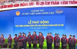 Trẻ em Hà Nội được thụ hưởng chương trình Sữa học đường