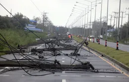 Tối 4/1, bão Pabuk đổ bộ vào miền Nam Thái Lan