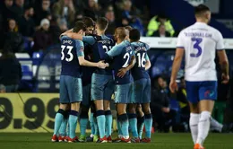 Kết quả bóng đá rạng sáng 05/01: Tranmere Rovers 0-7 Tottenham, Levante 2-2 Girona