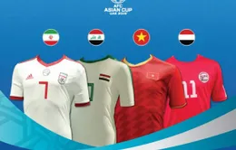 Chiêm ngưỡng áo đấu của 24 đội dự Asian Cup 2019