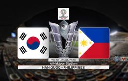 VIDEO Highlight Asian Cup 2019: ĐT Hàn Quốc 1-0 ĐT Philippines (Bảng C)