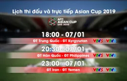 Lịch thi đấu và trực tiếp Asian Cup 2019 ngày 07/01: ĐT Philippines xuất trận, ĐT Iran so tài ĐT Yemen