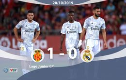 Mallorca 1-0 Real Madrid: Thua sốc đội bóng mới lên hạng, Real mất ngôi đầu (Vòng 9 La Liga 2019-2020)