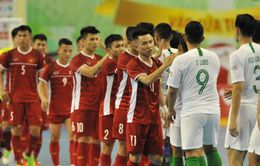 ĐT Indonesia đại thắng, ĐT futsal Việt Nam nhận vé vào bán kết giải Futsal Đông Nam Á 2019