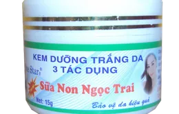 Đình chỉ lưu hành toàn quốc lô Kem dưỡng trắng da 3 tác dụng sữa non ngọc trai