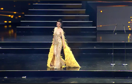 Kiều Loan diện jumpsuit, bikini trình diễn trong đêm Bán kết Miss Grand International 2019