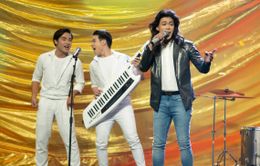 Phan Ngọc Luân đầy lãng tử khi biến hóa thành nhóm Modern Talking