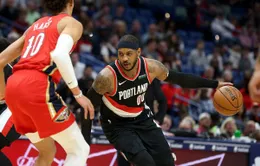 Carmelo Anthony ghi 10 điểm trong ngày trở lại NBA