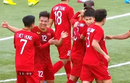 VIDEO Highlights Hiệp 1: U22 Việt Nam 2-0 U22 Brunei (Bảng B môn bóng đá nam SEA Games 30)