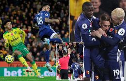 Kết quả bóng đá sáng 9/11: Norwich City 0-2 Watford, Real Sociedad 1-1 Leganes, Sassuolo 3-1 Bologna