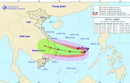 Bão số 6 di chuyển chủ yếu theo hướng Tây, có khả năng mạnh thêm