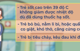 Dấu hiệu nguy hiểm cần đưa trẻ bị sốt đến bệnh viện