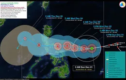 Philippines sơ tán dân phòng tránh bão Kammuri