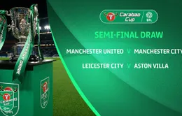 Giành vé vào bán kết League Cup, Man City đụng Man Utd