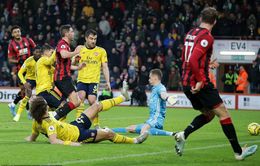 Bournemouth 1-1 Arsenal: Hay hơn nhưng vẫn chưa đủ...