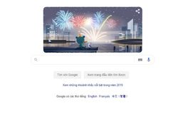 Google thay ảnh đại diện chào đón năm mới 2020