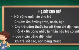 Xử trí ban đầu khi trẻ nghi mắc cúm A