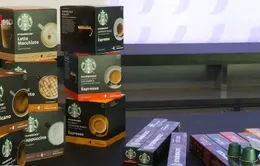 Nestle bắt đầu bán cà phê mang thương hiệu Starbucks