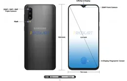 Lộ diện hình ảnh Samsung Galaxy A50 với màn hình mới, vân tay trong màn hình