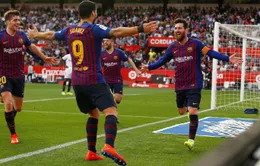 Messi lập siêu kỷ lục, Barca ngược dòng ngoạn mục trước Sevilla