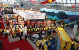 Gian hàng Việt Nam nổi bật ở Hội chợ triển lãm hàng đầu tại Đức