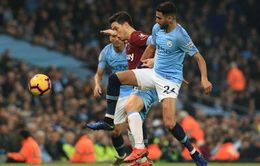 KẾT THÚC, Man City 1-0 West Ham: Chiến thắng nhọc nhằn