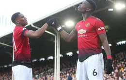 VIDEO Fulham 0-3 Man Utd: Song sát Martial - Pogba rực sáng