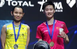 Tai Tzu Ying thất bại trước Chen Yufei trong trận chung kết đơn nữ Giải Cầu lông toàn Anh