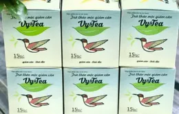 Phát hiện có chất cấm trong trà thảo mộc Vy&Tea
