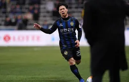 Công Phượng đá chính trong trận thua thứ 6 liên tiếp của Incheon United