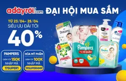 Đại hội mua sắm P&G siêu “hot”, ưu đãi tới 40% trên Adayroi