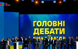 Bầu cử Tổng thống Ukraine: 2 ứng cử viên “so găng” trực tiếp, dành nhiều thời gian chỉ trích lẫn nhau