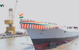 Ấn Độ hạ thủy tàu khu trục tự chế tạo