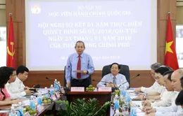 Phó Thủ tướng Trương Hòa Bình làm việc với Học viện Hành chính quốc gia