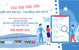 Giao lưu trực tuyến Giải đáp thắc mắc về tuyển sinh Đại học - Cao đẳng năm 2019 (20h00, 6/4)