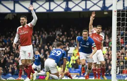 Kết quả bóng đá châu Âu rạng sáng 8/4: Everton 1-0 Arsenal, Napoli 1 - 1 Genoa, Paris Saint-Germain 2 - 2 Strasbourg