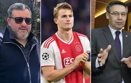 Siêu cò Raiola nhúng tay gây khó dễ vụ De Ligt tới Barcelona