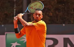 Nick Kyrgios xin lỗi người hâm mộ sau sự cố tại Rome Masters