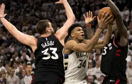 NBA Playoffs 2019 - ngày 18/5: Chiến thắng cách biệt cho Milwaukee Bucks