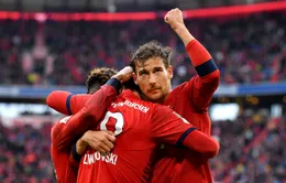 "Vùi dập" đội xuống hạng, Bayern Munich tiến gần hơn tới đĩa bạc Bundesliga
